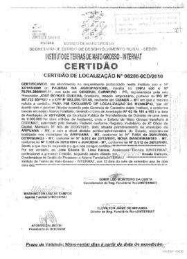 NÚMERO DA CERTIDÃO: 08288-0D.2010