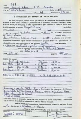 NÚMERO DO TÍTULO: 007971