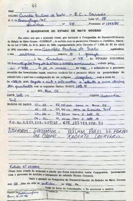 NÚMERO DO TÍTULO: 003599