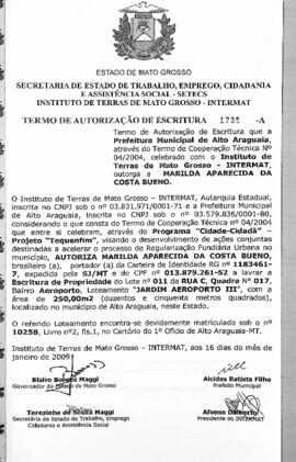 NÚMERO DO TERMO: 1735-A