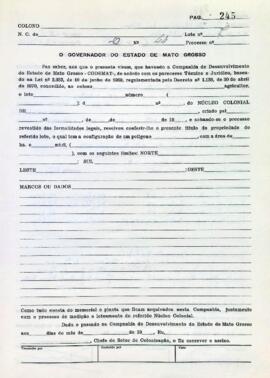 NÚMERO DO TÍTULO: SEM DADOS