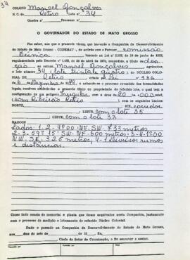 NÚMERO DO TÍTULO: SEM DADOS