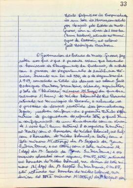 NÚMERO DO TÍTULO: SEM DADOS