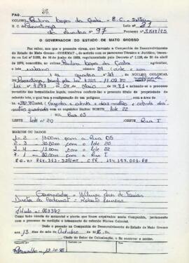 NÚMERO DO TÍTULO: 003392