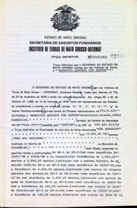 NÚMERO DO TÍTULO: 000282