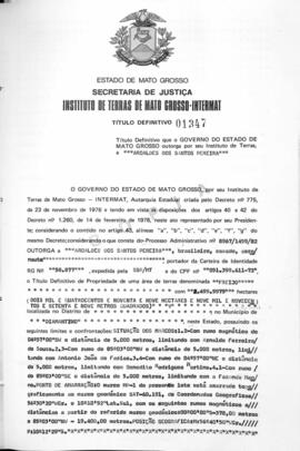 NÚMERO DO TÍTULO: 01347