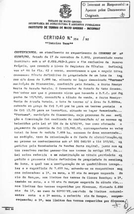 NÚMERO DA CERTIDÃO: 354.92