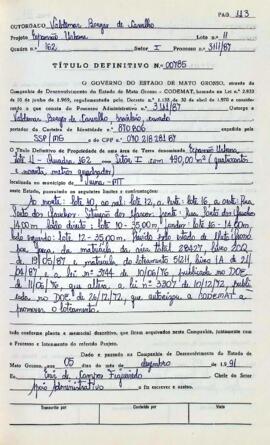 NÚMERO DO TÍTULO: 00785