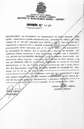 NÚMERO DA CERTIDÃO: 214.90