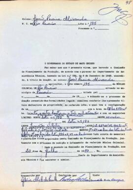 NÚMERO DO TÍTULO: SEM DADOS