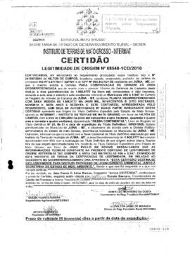 NÚMERO DA CERTIDÃO: 08548-1CD.2010