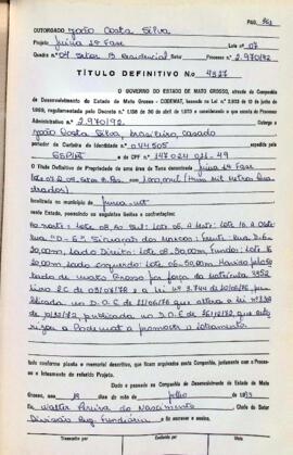 NÚMERO DO TÍTULO: 4327