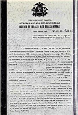 NÚMERO DO TÍTULO: 001301