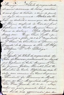 NÚMERO DO TÍTULO: 004