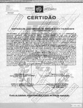 NÚMERO DA CERTIDÃO: 017.115-9CD.2018