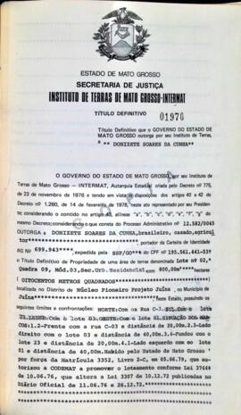 NÚMERO DO TÍTULO: 01970