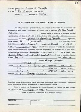 NÚMERO DO TÍTULO: SEM DADOS