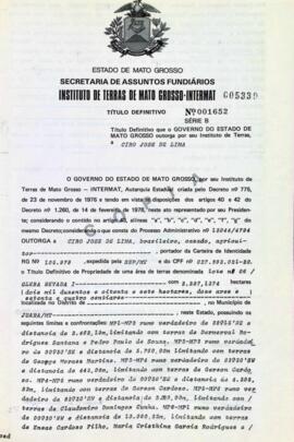 NÚMERO DO TÍTULO: 005339
