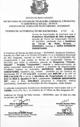 NÚMERO DO TERMO: 1732-A