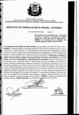 NÚMERO DO TÍTULO: 3477