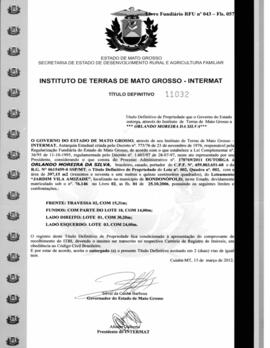 NÚMERO DO TÍTULO: 11032