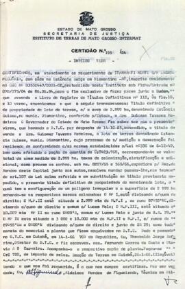 NÚMERO DA CERTIDÃO: 195.84