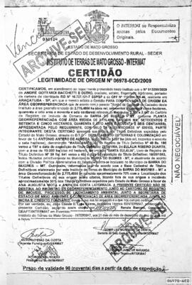 NÚMERO DA CERTIDÃO: 06978-6CD.2009