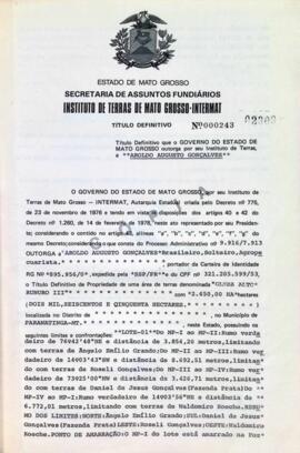 NÚMERO DO TÍTULO: 000243