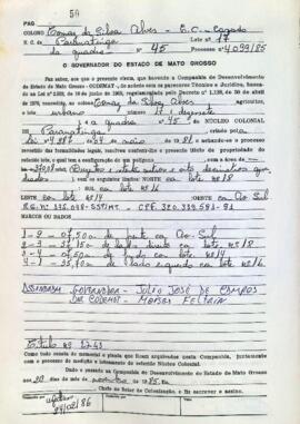 NÚMERO DO TÍTULO: 2743