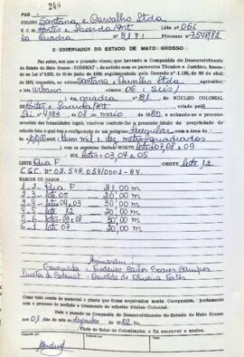 NÚMERO DO TÍTULO: SEM DADOS