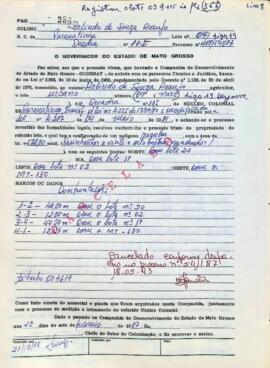 NÚMERO DO TÍTULO: 004619