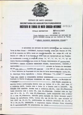 NÚMERO DO TÍTULO: 001343