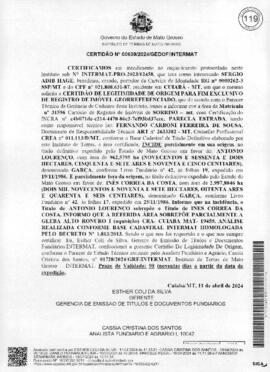 NÚMERO DA CERTIDÃO: 00639.2024