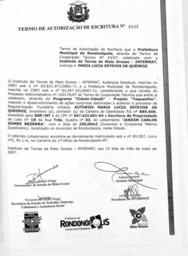 NÚMERO DO TERMO: 6535
