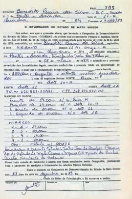 NÚMERO DO TÍTULO: 000276