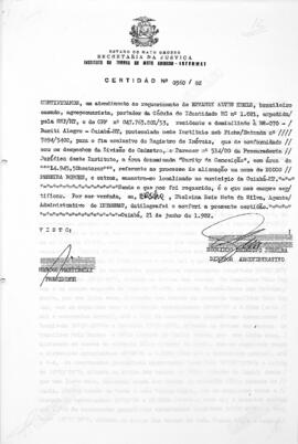 NÚMERO DA CERTIDÃO: 0360.82