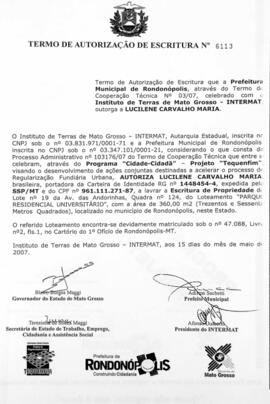 NÚMERO DO TERMO: 6113