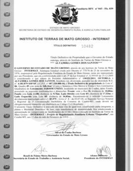 NÚMERO DO TÍTULO: 10482