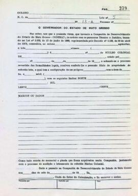 NÚMERO DO TÍTULO: SEM DADOS