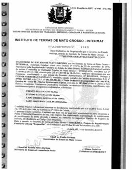 NÚMERO DO TÍTULO: 7949