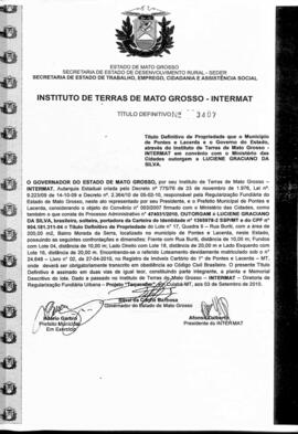 NÚMERO DO TÍTULO: 3407