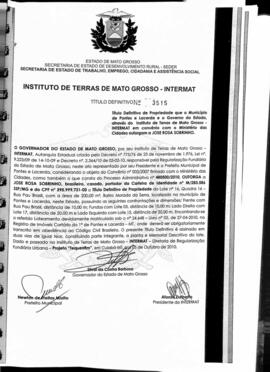 NÚMERO DO TÍTULO: 3515