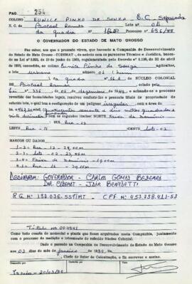 NÚMERO DO TÍTULO: 004941