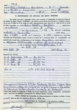 NÚMERO DO TÍTULO: SEM DADOS