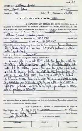 NÚMERO DO TÍTULO: 01129