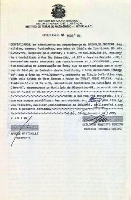 NÚMERO DA CERTIDÃO: 1028.80