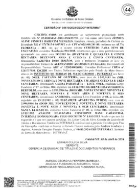 NÚMERO DA CERTIDÃO: 00610.2024