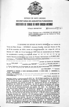 NÚMERO DO TÍTULO: 02140