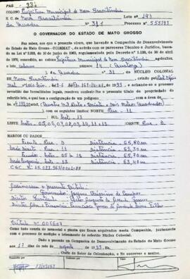 NÚMERO DO TÍTULO: 006607