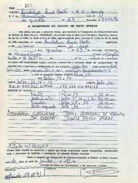 NÚMERO DO TÍTULO: 005157